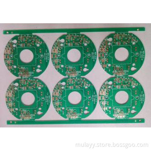 Double Side FR4 Green ENIG Immersion Gold Custom Printed Ci
